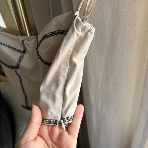 Princess Polly Cream Bustier Bra with Black Stitching | 2 - Picture 4 of 5